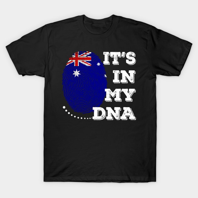 It'S In My DNA Australia ,DNA Australia A Genetic Portrait Of Australia T-Shirt by ZACSHOPP